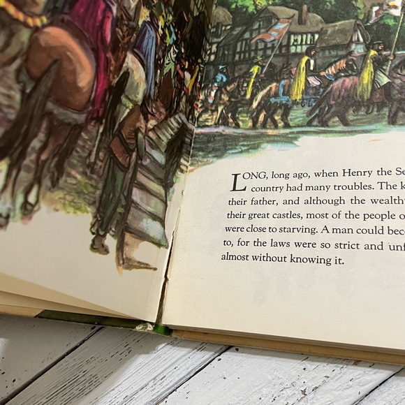 Vintage Pinocchio Robin Hood library book - Picture 5 of 10